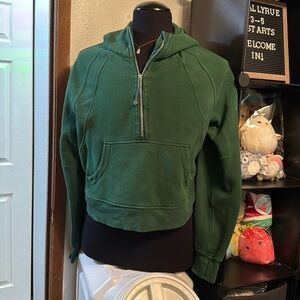 Lululemon scuba hoodie in Everglade green